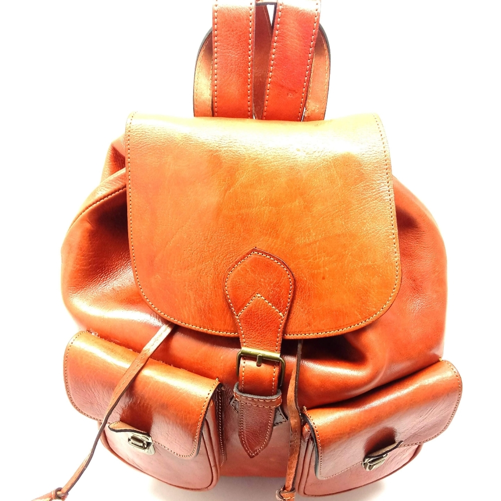 Backpack - Genuine Leather - Large